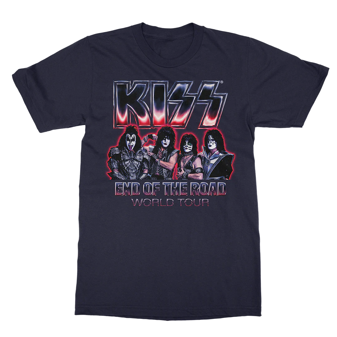 2021 Chrome Navy Tour T-Shirt - Image 2