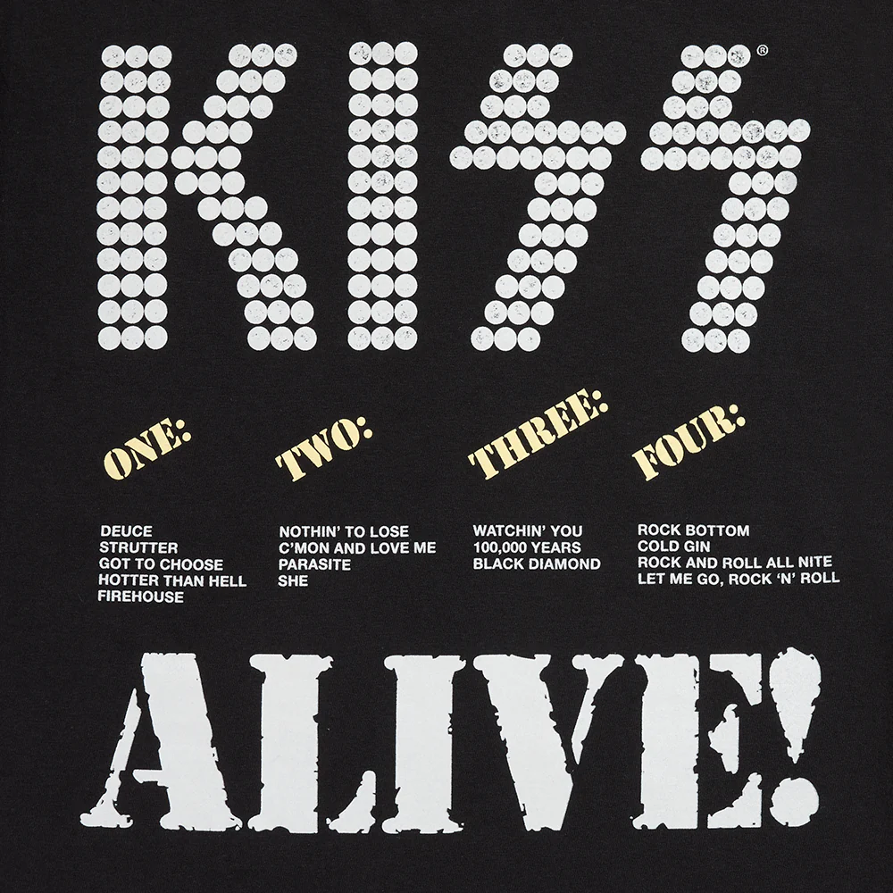 ALIVE! Track List T-Shirt - Image 4