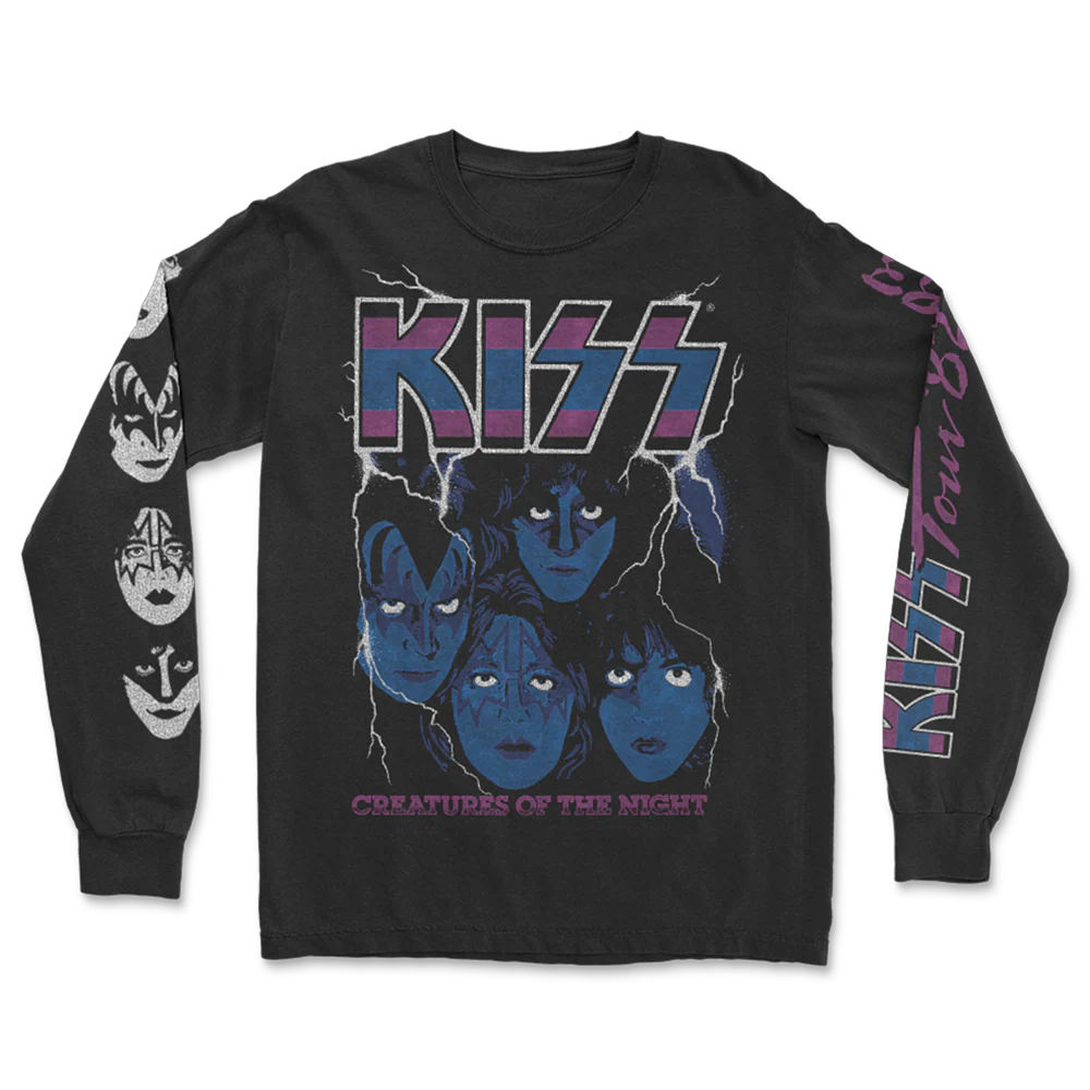 Creatures Tour '82-'83 Longsleeve + Creatures Of The Night 40th Anniversary 9LP Super Deluxe (Limited Edition Glow-In-The-Dark Vinyl) Bundle - Image 4