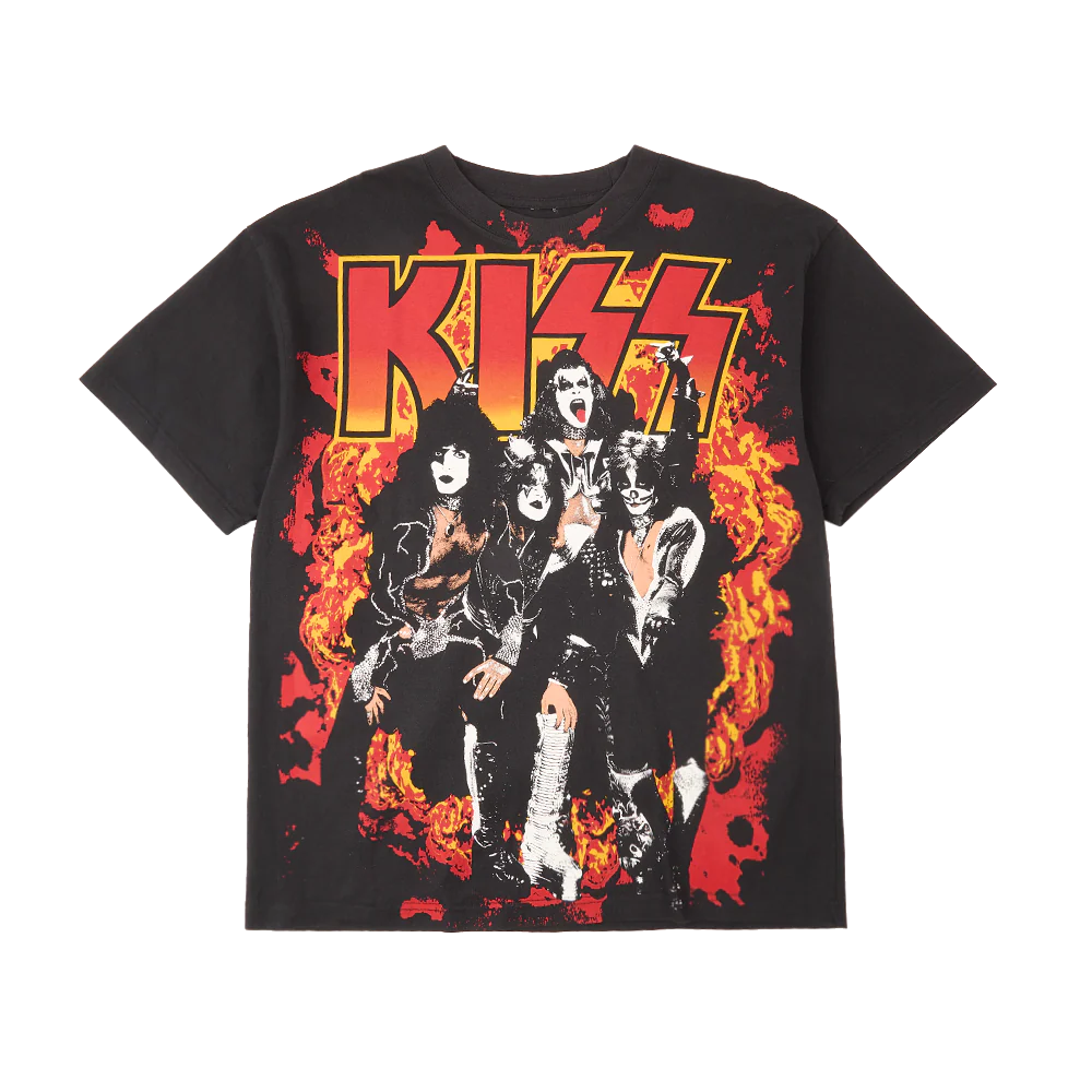 Flames and Flames All Over Print T-Shirt