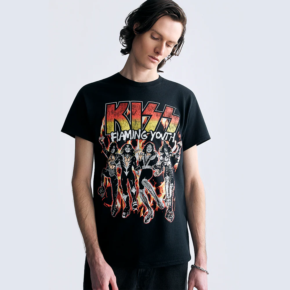 Flaming Youth / God Of Thunder 7” + Flaming Youth Single Cover T-Shirt - Image 4