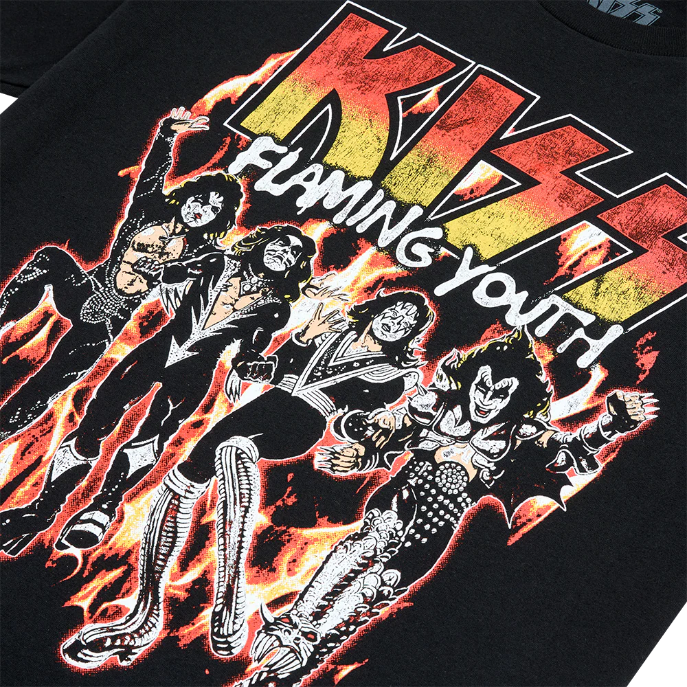 Flaming Youth / God Of Thunder 7” + Flaming Youth Single Cover T-Shirt - Image 5