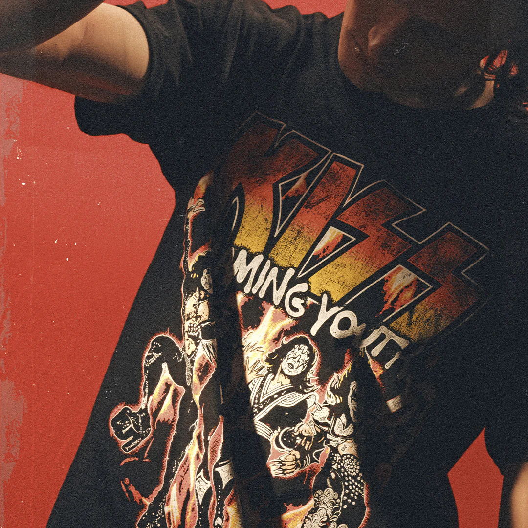 Flaming Youth / God Of Thunder 7” + Flaming Youth Single Cover T-Shirt - Image 6