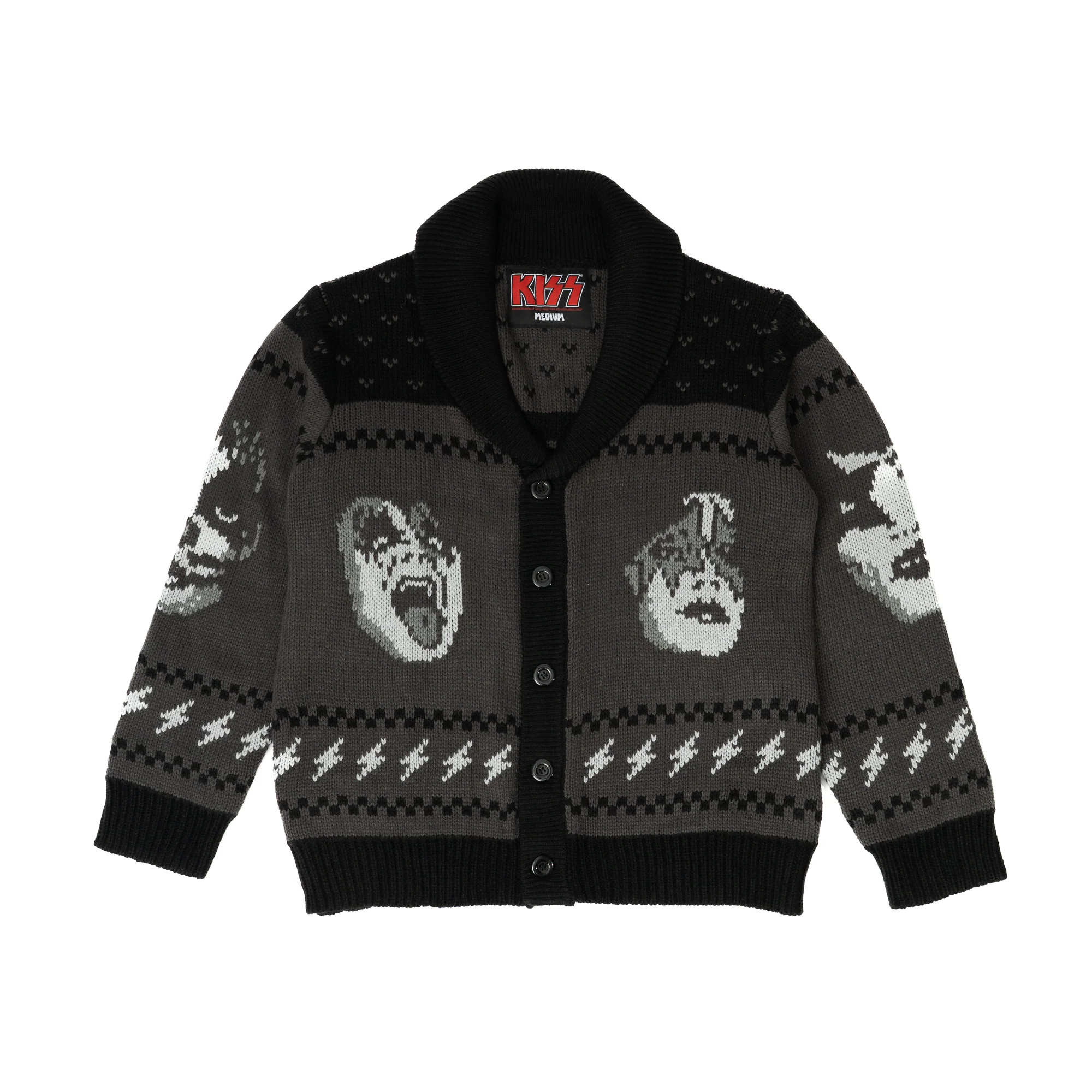 KISS Faces Cardigan