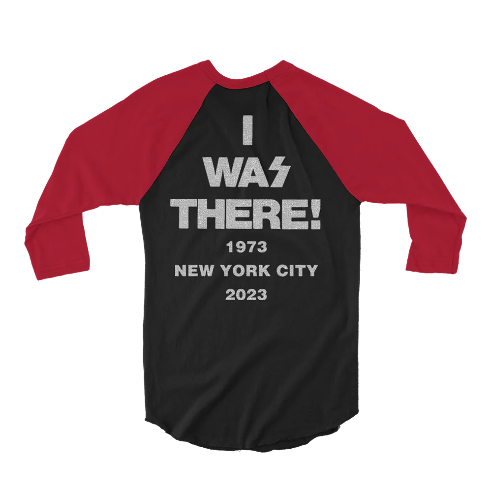 KISS I Was There Pop Up Raglan - Image 2