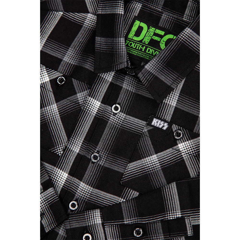 KISS X Dixxon Dressed to Kill Kids Flannel - Image 3
