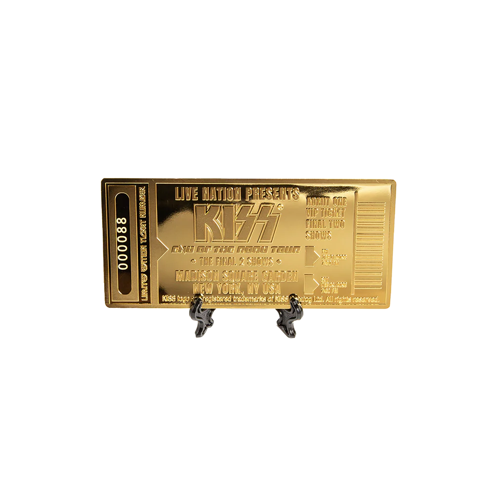 Limited Edition KISS Final Shows Golden Ticket - Image 2