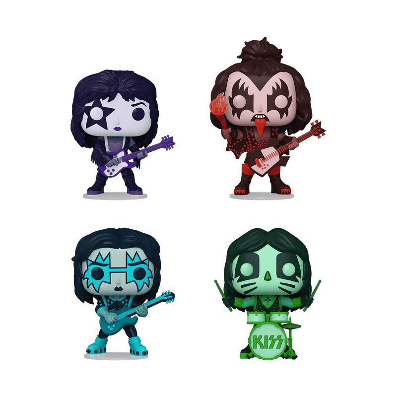 Pop! KISS (Color Spotlight) 4-Pack