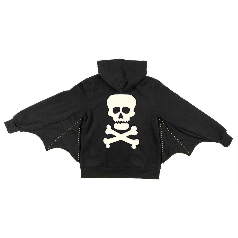 The Demon Winged Zip-Up Kid's Hoodie - Image 2
