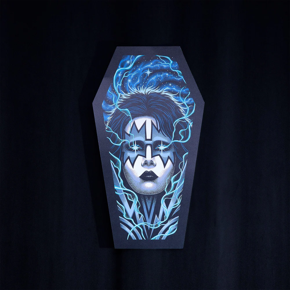 The Spaceman Coffin Poster (Screen Printed + Glow In The Dark) - Image 3