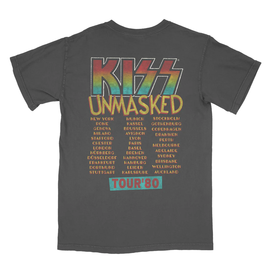 Unmasked Tour 1980 T-Shirt - Image 2